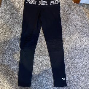 Victoria’s Secret Pink black leggings